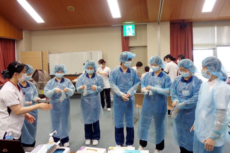 PPE（個人防護具）着用演習